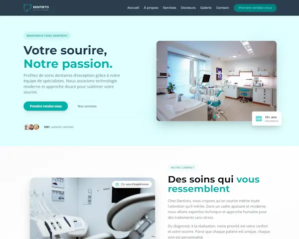 Project Name - dentisto Site